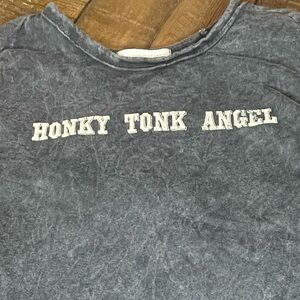 NWT Altar’d State | Honky Tonk Angel Distressed Tee | S